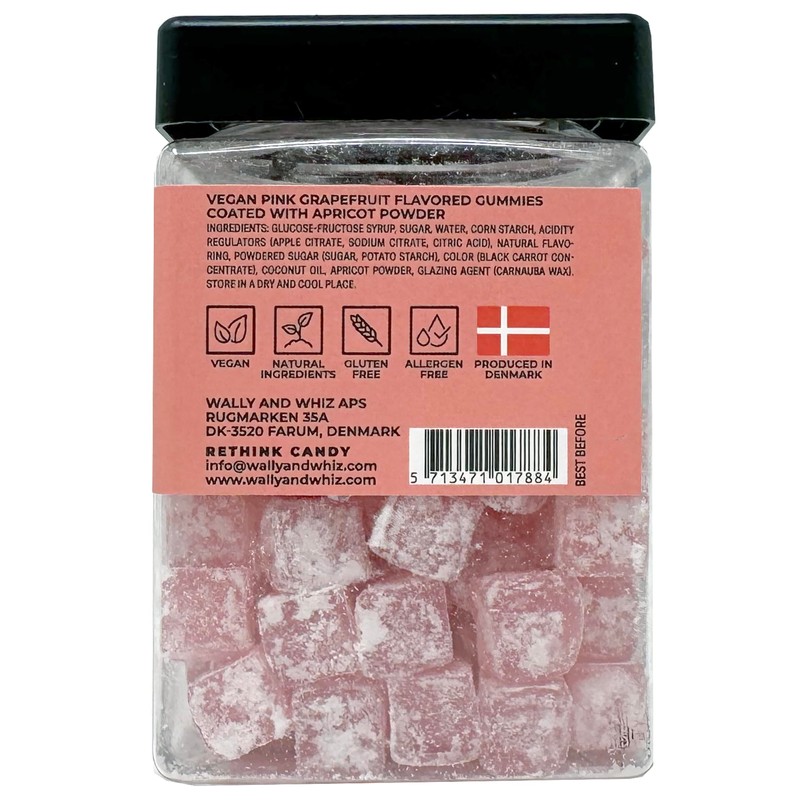 Wally and Whiz Pink Grapefruit with Apricot Gummies