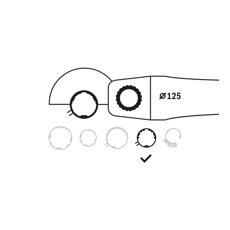 Bosch 1619P06551 Whetstone Cover GWS8-125C/N
