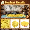 150Pcs Pirate Coins,Pirate Gold Coins for Kids,Plastic Treasure Coin for