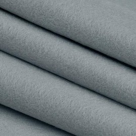 M00389-YD MOREZMORE Thin Felt for Doll Clothes or Puppets Cool Grey 1 Yard 36" x 35" Fabric Light Weight Soft Rayon Felt MOREZMORE