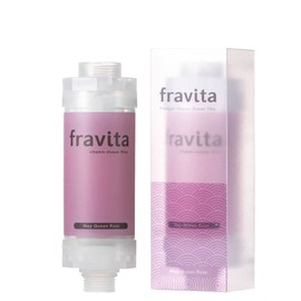 fravita Vitamin Shower Filter (May Queen Rose), Easy to Install on Any Shower Head! / 9 Delicious Flavors / Chlorine Removal, 99.9% Filtration, Vitamin C / Aroma / Gift for 1,435 Lemons
