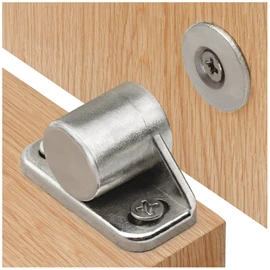 Sunivaca Magnetic Catches, Pack of 8 Door Magnetic Cabinet Door, Strong Door Magnetic Clasps, Silver Cabinet Magnets for Cabinet Doors, Door Magnets for Furniture Magnet, Magnetic Door Closer,