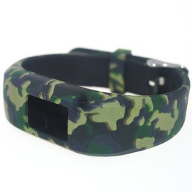 RuenTech Replacement Bands for Garmin Vivofit jr.2,Adjustable Wristbands with Secure Watch-Style Clasp Strap Compatible with Garmin Vivofit jr 2 and Vivofit jr(for Kids) (Army)
