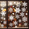 9 Pcs Christmas Window Stickers Xmas Decals Decorations for Glass