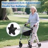 Walker Replacement Parts, Rollator Parts Kit, M6 Screws & Knobs,