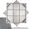 Invisible 201 Stainless Steel Manhole Cover and Frame 24x24 In