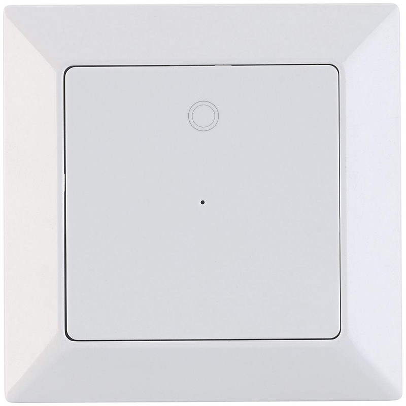 Luminea Home Control Lichtschalter WiFi: 2er-Set WLAN-Lichttaster, App, komp. zu