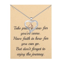 ENSIANTH Soccer Necklace Soccer Player Gifts for Soccer Team Soccer Jewelry Football Lover Gifts Sports Ball Inspirational Gifts