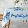 SASTYBALE Lemon Tablecloth Rectangle 52 x 70 Inch, Spillproof Wrinkle
