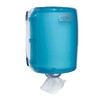 Tork Maxi Centerfeed Roll Dispenser Aqua/White W2, High Capacity, Performance