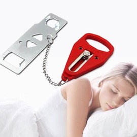 Portable Travel Anti-Theft Auxiliary Door Lock for One-Room Apartments Main Product (1166) 2ea