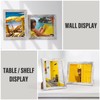 PETAFLOP 8x10 Picture Frame Set of 7, Distressd Rustic Frames