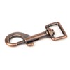 Country Brook Design - Antique Copper Swivel Snap Hooks (3/4