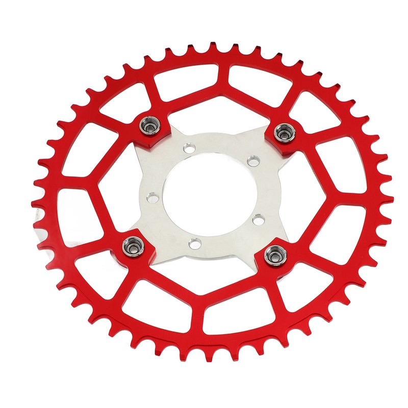 2pcs 104BCD Chainring Adapter Tooth Plate Aluminum Alloy 46T Mid
