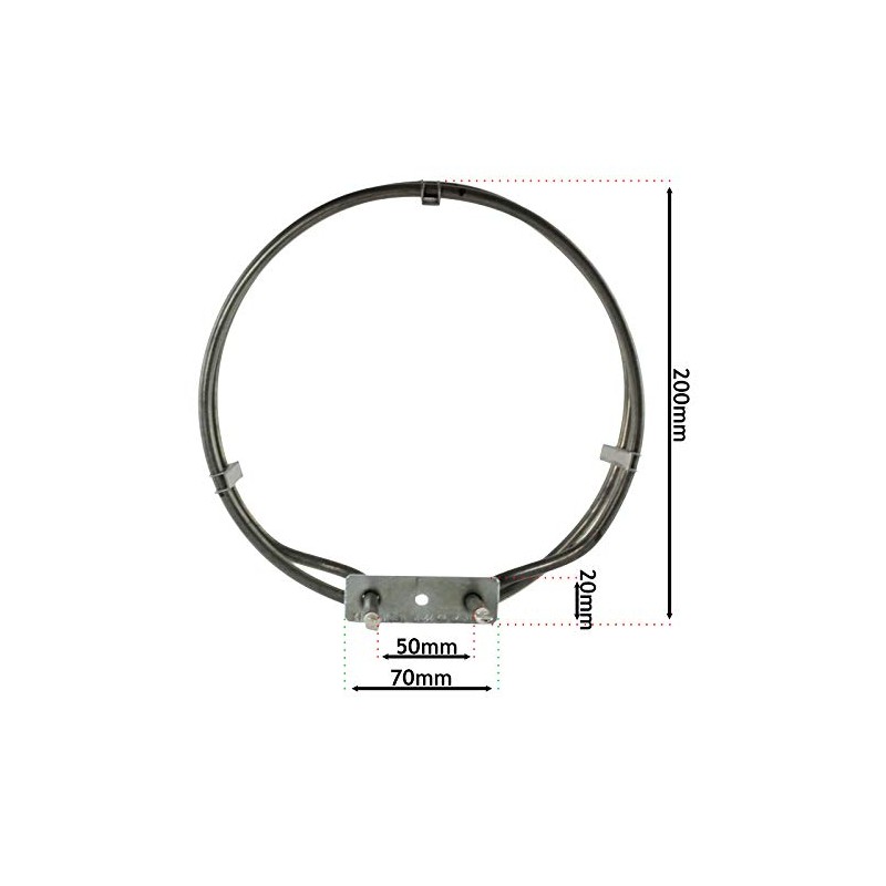 Spares2go Heater Element for Belling Oven/Cooker (1600W)