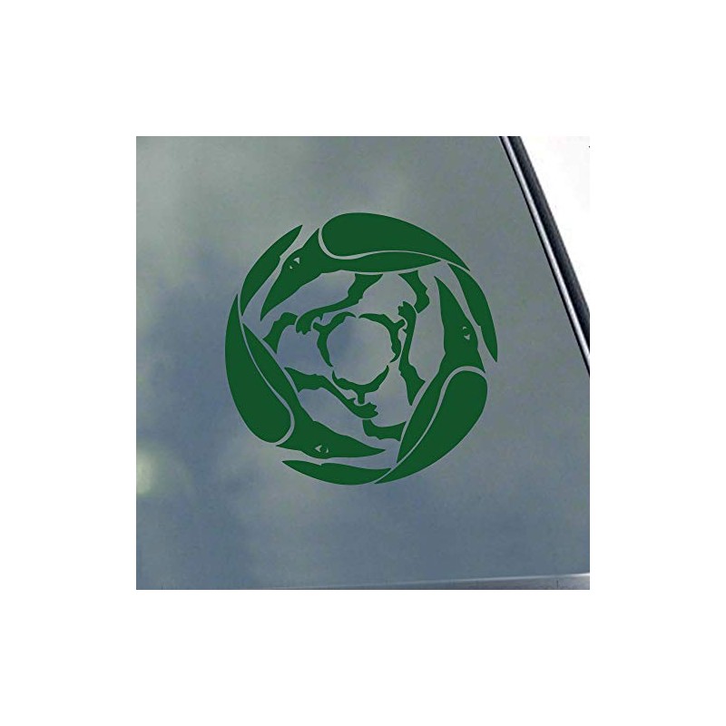 3 Ravens Crows Vinyl Sticker Decal Norse by KLO Graphics