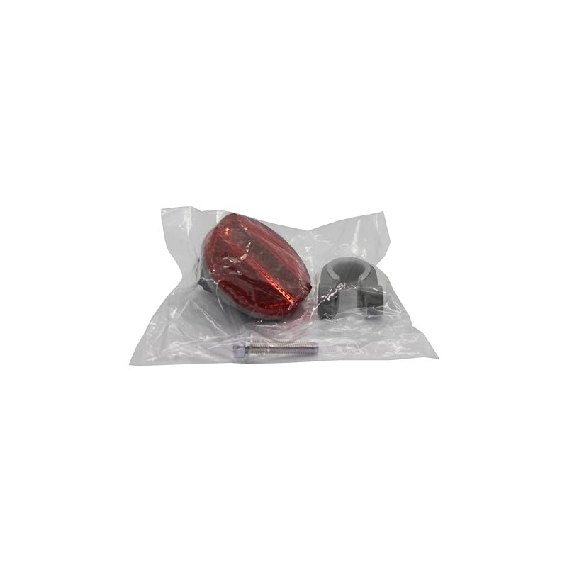 Cat Eye Rear Reflector for Seat Stays, Gray