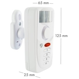 SCHWAIGER -5514 House Alarm Motion Sensor Indoor Motion Sensor Alarm System for Home Siren Burglary Protection Window Lock Door Security