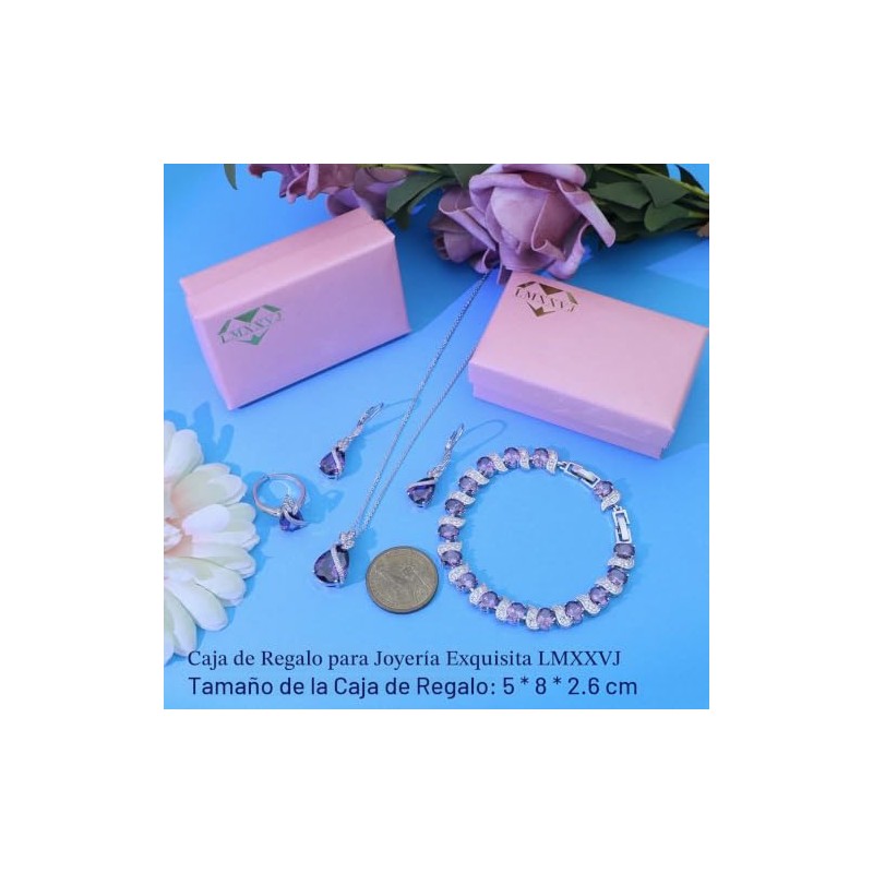 LMXXVJ - Juego de joyas para mujer, con forma de