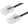 1aTTack.de Telephone Cable 8/4 RJ45 (8P4C) Western Plug to 8/4