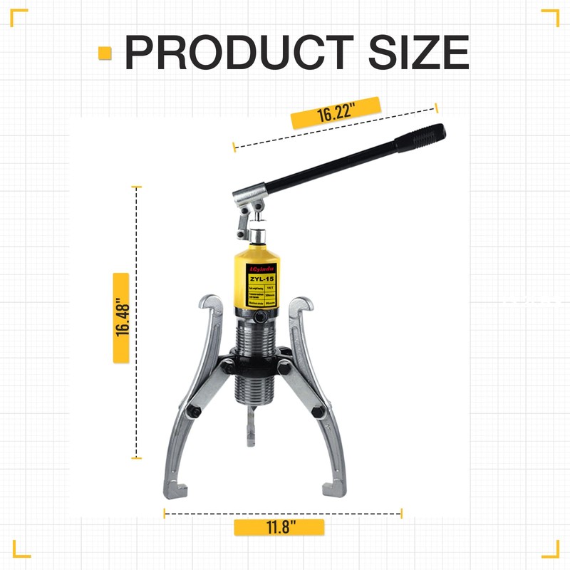 LCyindu 10 Ton Hydraulic Gear Puller Kit – 2 or