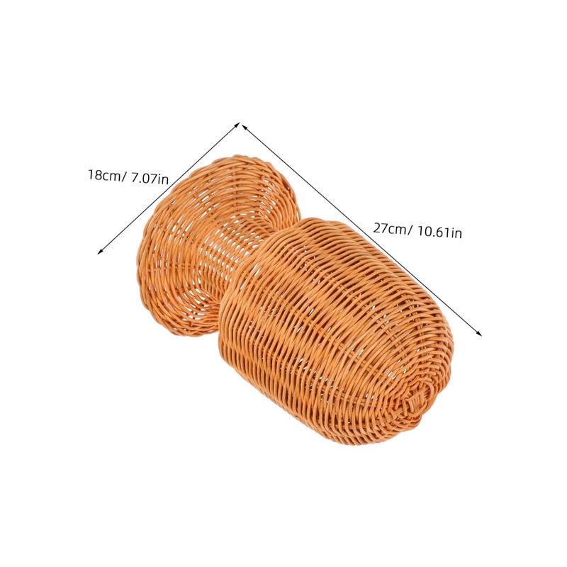 VICASKY Rattan Woven Hat Display Stand Elegant Decorative Holder for