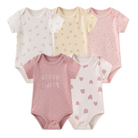 JELYLOVE Unisex Baby Boy Girl Bodysuits Sets 20 Pack Cotton Casual New Born Clothes Comfort Infant Outfit Essentials