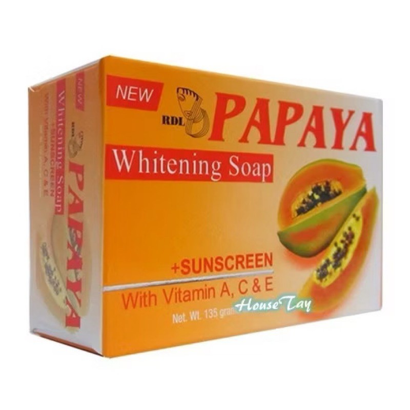 Papaya Extract Herbal Whitening Soap 135g