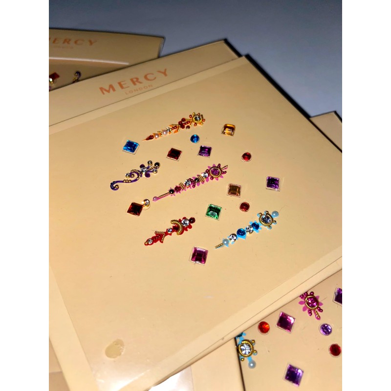 Gigi Rainbow Coloured Bindi ✮ Karizma Beauty ✮ Jewels Crystals