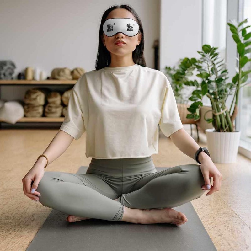 'Blowing Bubbles' Sleep/Travel Eye Mask (EY00024796)