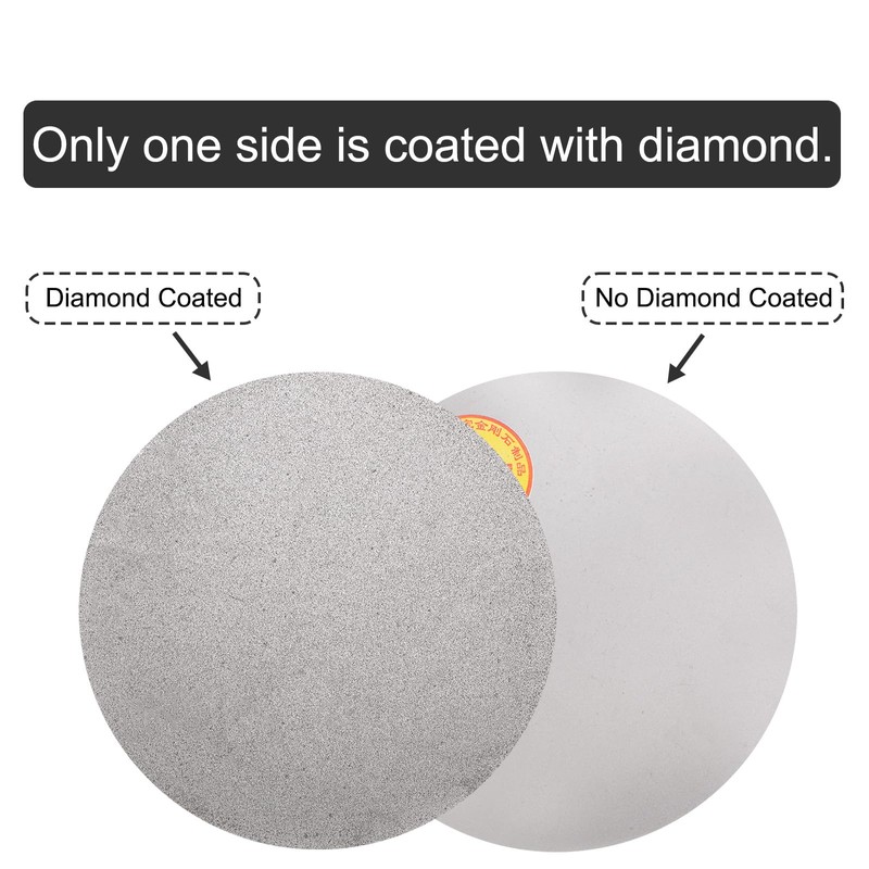 uxcell Diamond Sanding Grinding Disc, 8-Inch (200mm) Grit 100 No