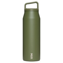 MiiR Wide Mouth Water Bottle - 32oz Insulated Water Bottle in Stainless Steel with Double Wall Vacuum Insulation, Leakproof Design, Keeps Drinks Hot or Cold