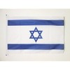 AZ FLAG BOOTFLAGGE Israel 45x30cm - ISRAELISCHE BOOTSFAHNE 30 x
