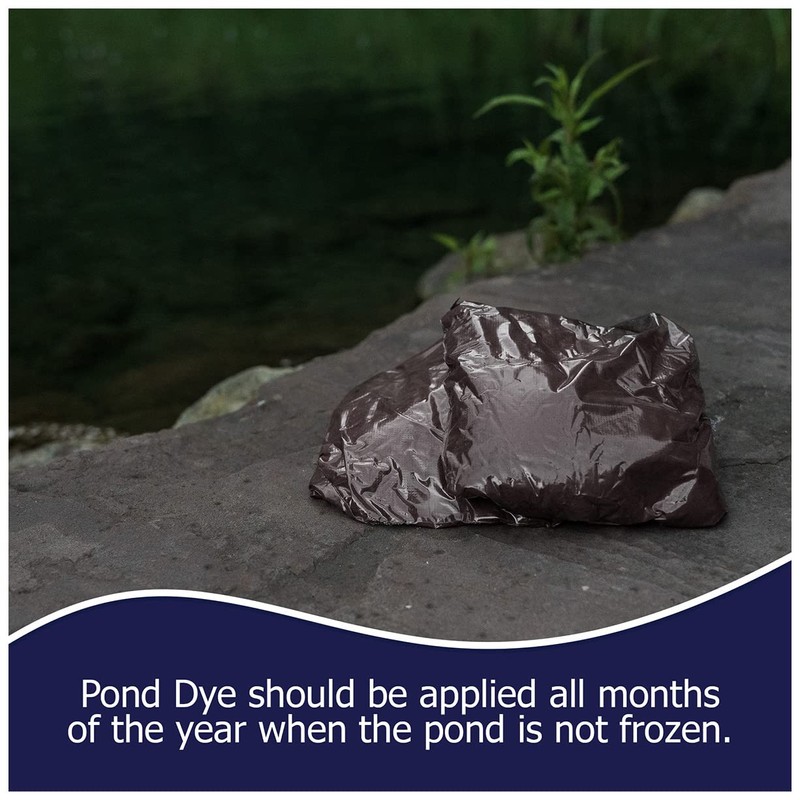 Midnight Blue Pond Dye Packets - 6 Water Soluble Packs
