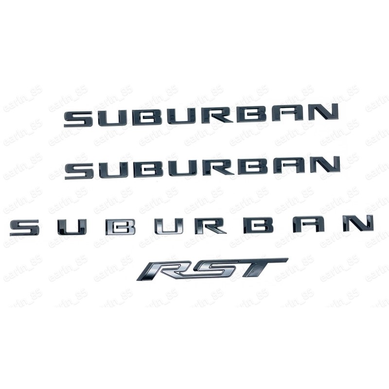 GM Emblem for 2021 -2024 SUBURBAN Door Tailgate RST Badge