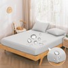 Vallein Full Waterproof Fitted Sheet, Waterproof Sides, Adult Bedwetting, Elderly/Nursery,