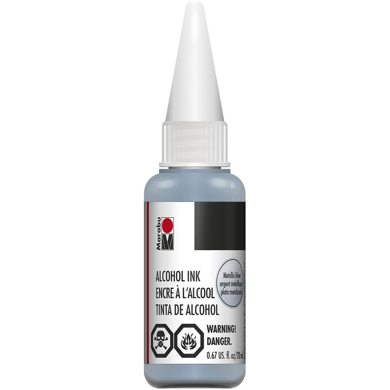 MARABU NORTH AMERICA, LP MARABU Alcohol Ink SLVR, Metallic Silver