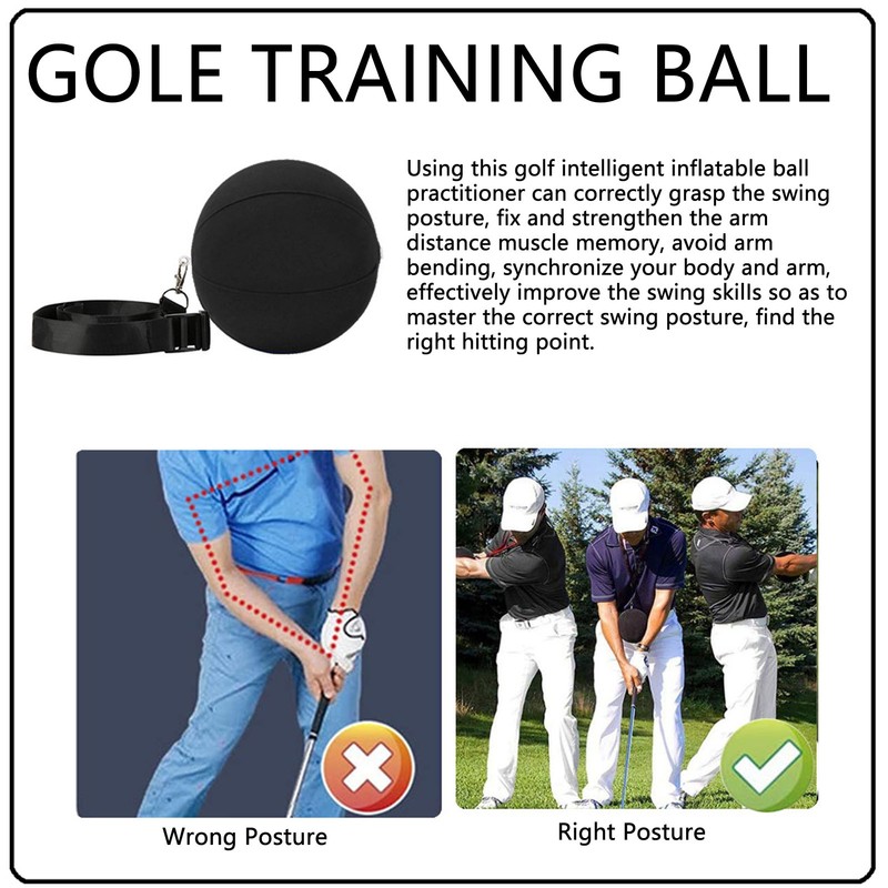 Golf Swing Trainer PVC Neoprene Golf Posture Training Aid for