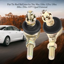 Tie Rod Ball Joint 1 Pair Rod Ball Joint for 70cc 90cc 110cc 125cc 150cc 200cc 250cc ATV Quad Universal