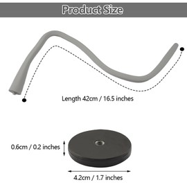 Front Loading Washing Machine Door Support, Universal Magnetic Washing Machine Door Holder, Flexible Washing Machine Door Holder, Fits Most Washing Machines, Keep Washing Machine Door Open (Grey)