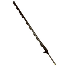 48" Tall, Black, Step-in Poly Electric Fence Post - Pack of (10)