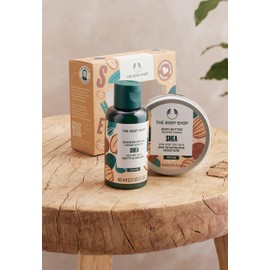 The Body Shop Nourish & Flourish Shea Body Care Gift Set, Vegan, 2-Piece Gift Set