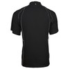 ChefsCloset Men's Clinton Snap Front Short Sleeve Chef Coat, Black
