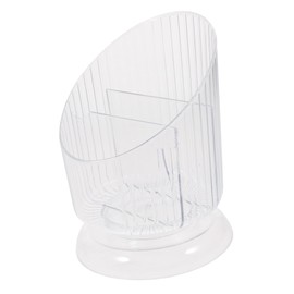 Angoily Transparent Compartment Pen Holder Makeup Brush Organizer Desktop Storage for Home Office Efficient Neat Storage Box for Craft Supplies Personal Items