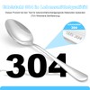 Qinglele Table Spoon, Table Fork, Cutlery Set, 3 Spoons and
