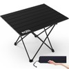 Portable Camping Table, Compact Camping Side Table with Carrying Bag,