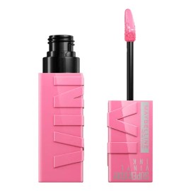 Maybelline Labial Superstay Vinyl Ink 4.2ml, dura 16H, da brillo, sin grumos, sin transferencias