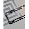 plate frame COMBAT VETERAN Black License Plate Frame Cover, Frame,