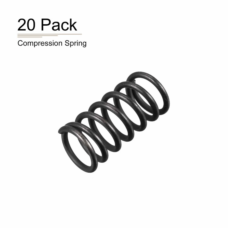 DTGN 1.2x10x20mm(DxODxL) Compression Spring - 20Pack - Good for Machinery