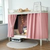 SIQITECHNO Thickened Blackout Bottom Solid Bunk Bed Curtains Students Home